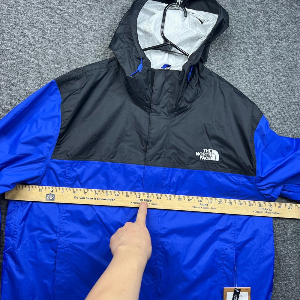 The North Face Jacket Mens XL Blue Black Hyvent Venture NF0A4P8KEF1 Rain Coat - Picture 3 of 16